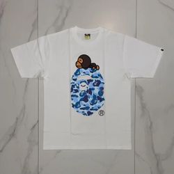 Bape ABC Camo Big Ape Head White/Blue 