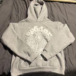 Grey Sp5der Hoodie