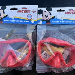 Mickey Mouse Swim Mask  Child 2 And Up New Both For $5. Pick Up At Rainbow/vegas Drive 