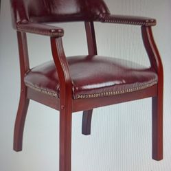 Boss Chair Burgundy/Mahogany, New, Brand New/Never Used Condition