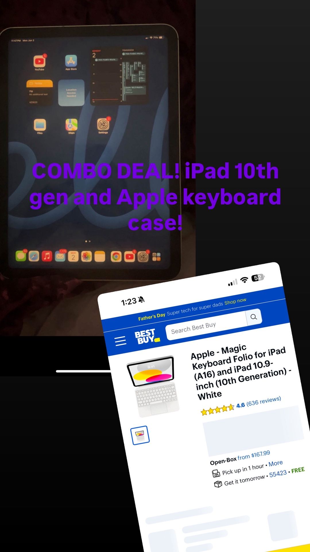 iPad And Apple Keyboard Case