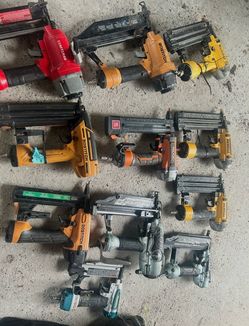 Dewalt Hitachi Metabo Bostich Craftsman Rigid Makita finish nailer