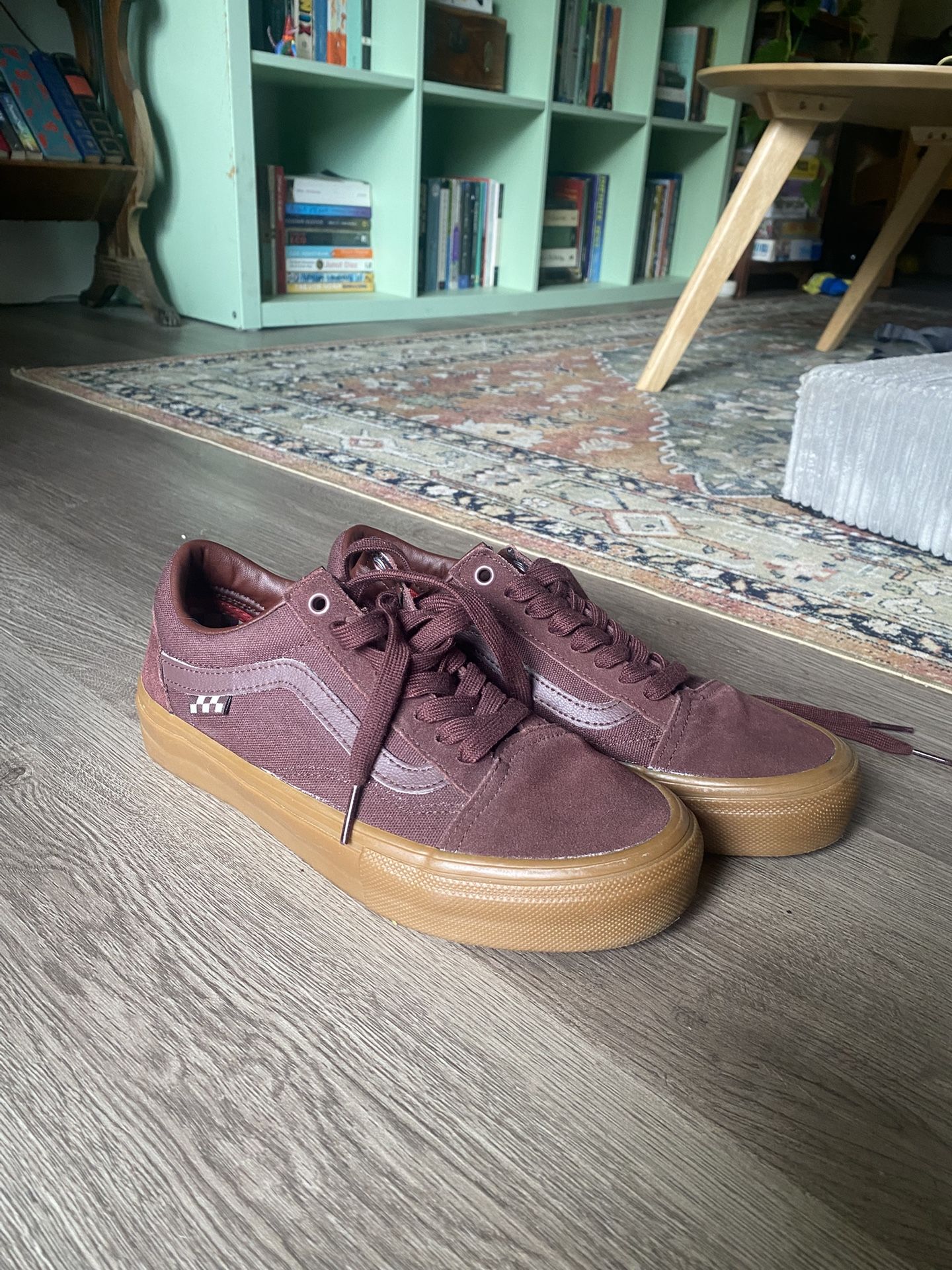 Maroon Vans - Barely Worn