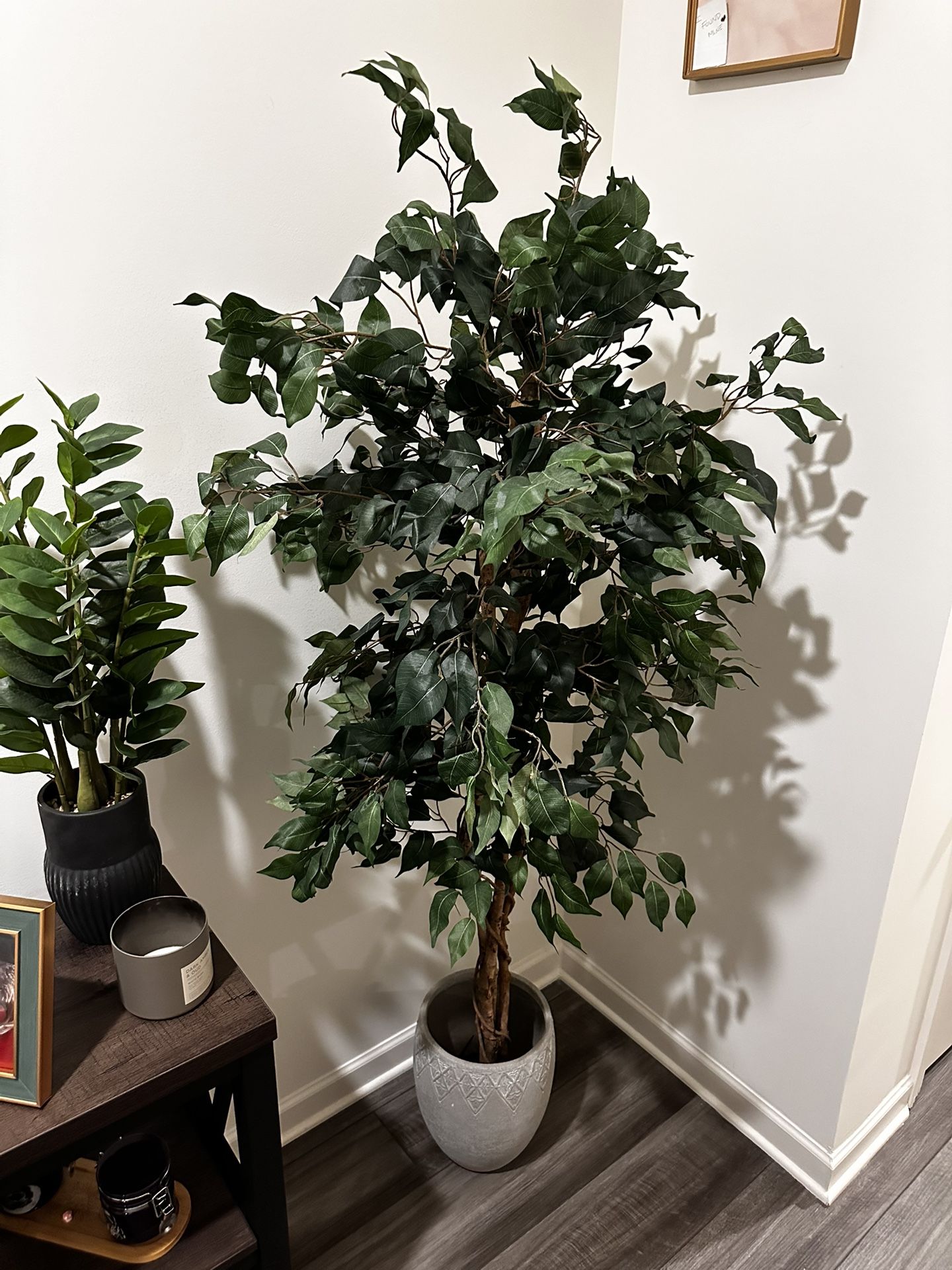 Faux Tree With plantar