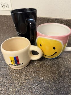 3 Pieces Cups , ( Mugs)