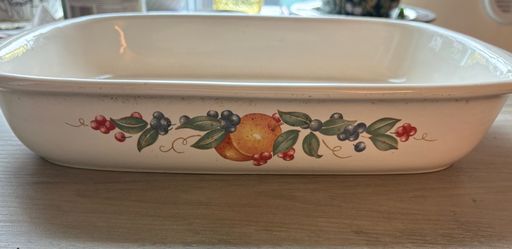 Vintage corelle stoneware baking dish