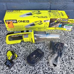 VACUUM RYOBI 18V BATTERY AND CHARGER INCLUDED 