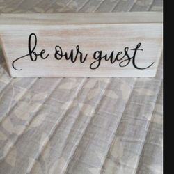 Be Our Guest Decoration 