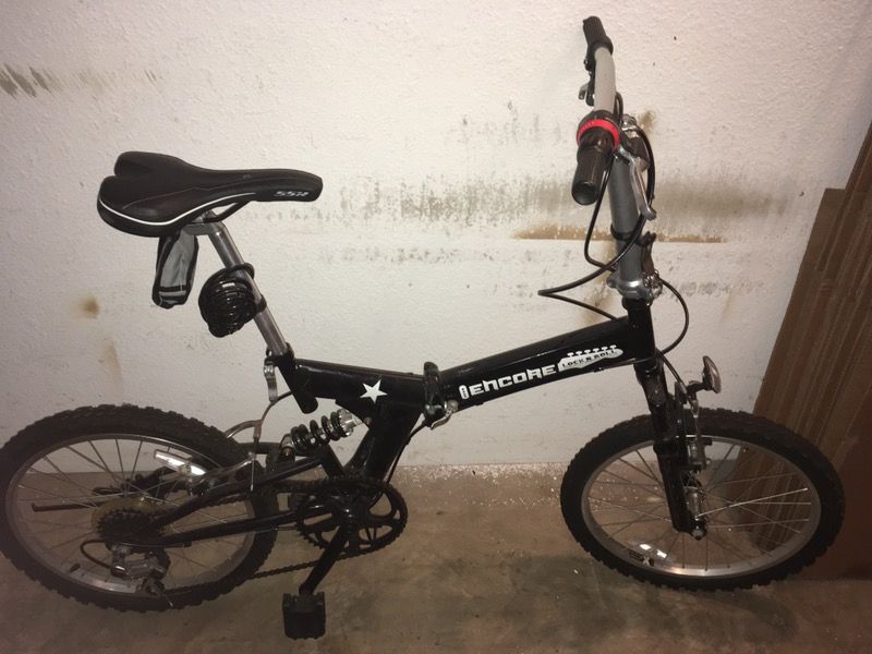 Lock-N-Roll folding bike.