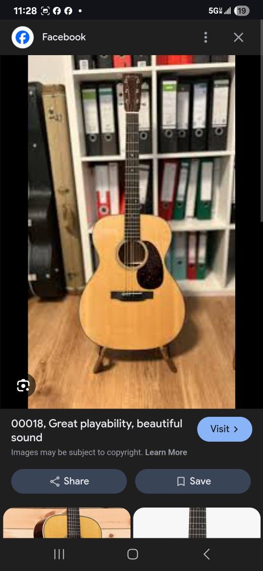 Martin 0-28 New Only Played A Couple Times