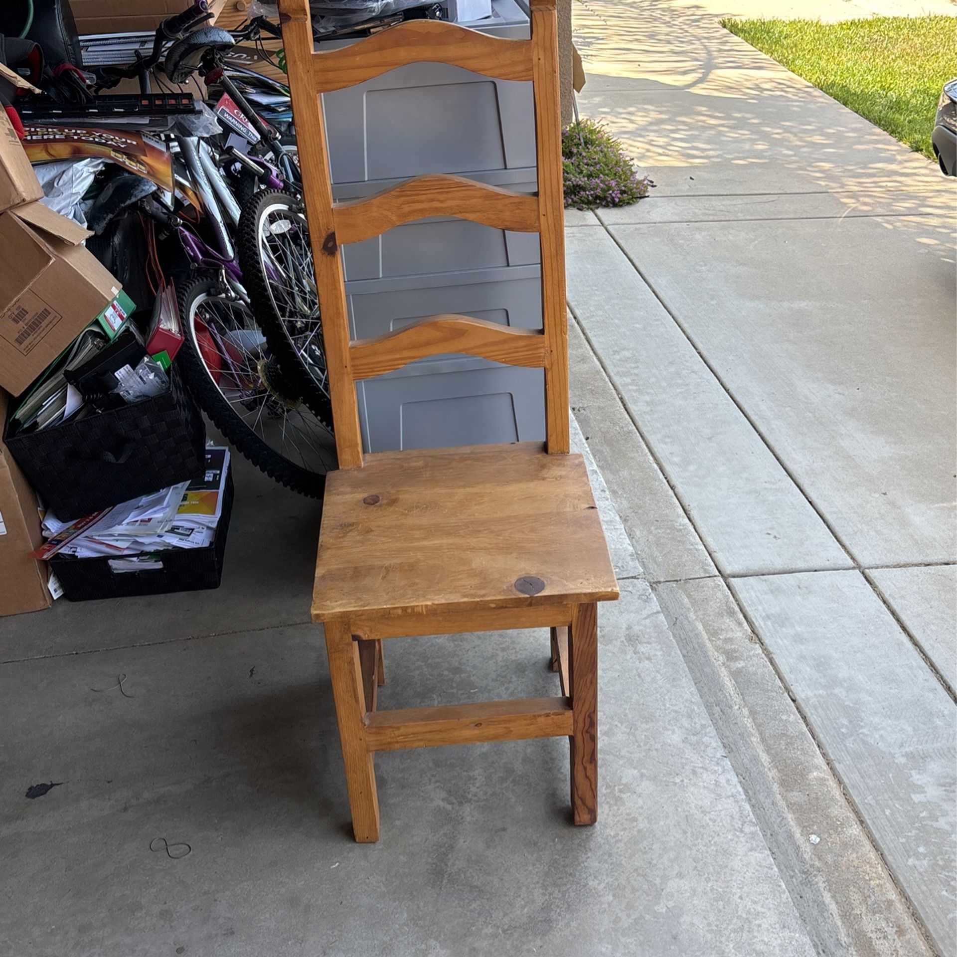 Wooden High Back Chairs