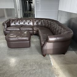 Leather Sectional Sofa -Delivery Available 