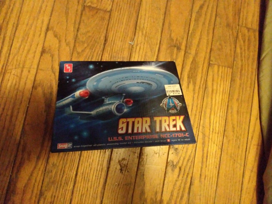 Ami Star Trek Uss Enterprise Model Kit Box Only