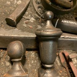 Cast Iron Decorative Urns And Balls