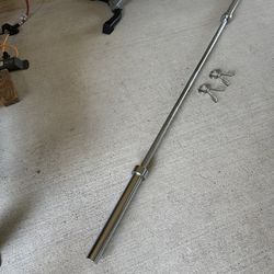 CAP 45Lb solid Olympic Barbell 7ft $70   