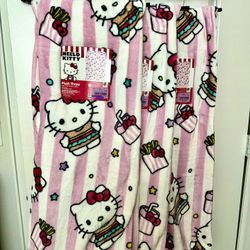 Hello Kitty Hamburger Blanket 