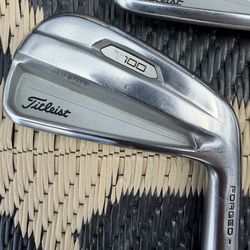 Titleist T100 Forged Irons Set (Project X LZ Shafts) – Clean Players Irons