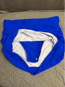 Bathing suit bottom skort