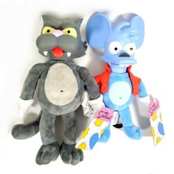 NEW 2025 Jakks Pacific The Simpsons Itchy & Scratchy Jakks Pacific Plushies 