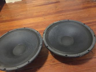 2 Yamaha 15 inches 1000 watts each one. 8 ohm