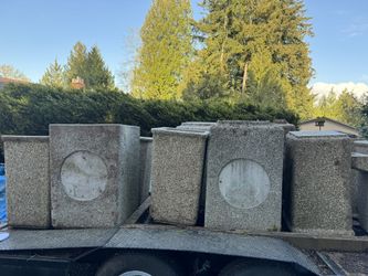 Large Stone Pebbles Cast Planter for sell -Pots only  ( Read my post please)