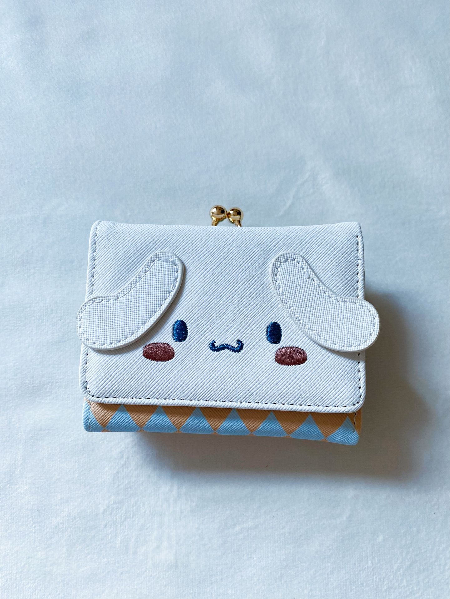 NEW Cinnamoroll fold blue wallet with coin purse