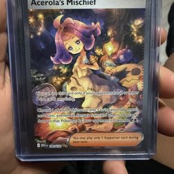 Acerola's Mischief Pokemon card