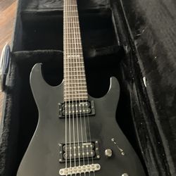 Seven String Ltd Guitar + Case