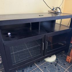 black tv stand