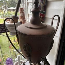 Antique Copper Brass Metal Tea Urn Samovar England 