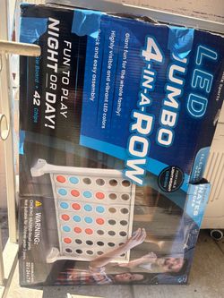 LED Jumbo 4-in-a-Row Game