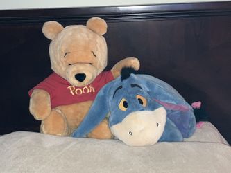 Large Plush Winnie the Pooh And Eeyore