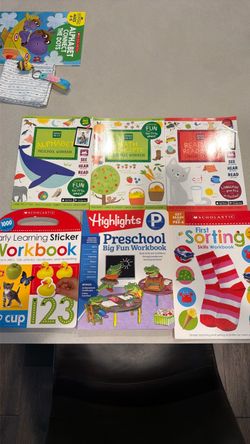 Preschool Workbooks - brand new
