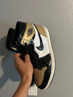 Jordan 1 patent leather gold
