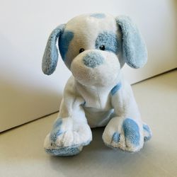 TY Pluffies Vintage 2006 “Baby Pups Blue” Plush Puppy TyLux Stuffed Animal No Tag VTG