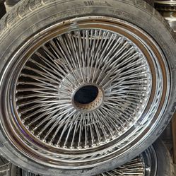 Set of 18”s wire wheels 