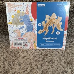 Robotime 3D Puzzle. Stegosaurus Prehistoric Animals series. Part # JP203. New Sealed. 