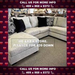 Megginson Storm Gray 2pc Double Chaise Sectional