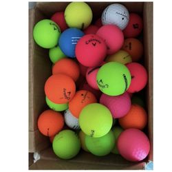 All MATTE BRIGHT GOLF BALLS
