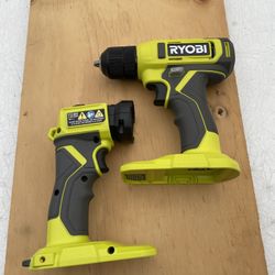 Ryobi Cordless 18v 3/8 Drill And Flashlight Tool Only 