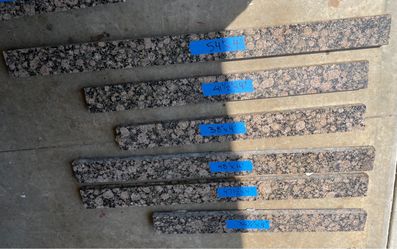 Granite backsplash pieces/ used
