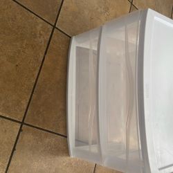PLASTIC 2 DRAWER  GOOD COND. GREAT FOR KIDS SMALL TOYS CLEAN 