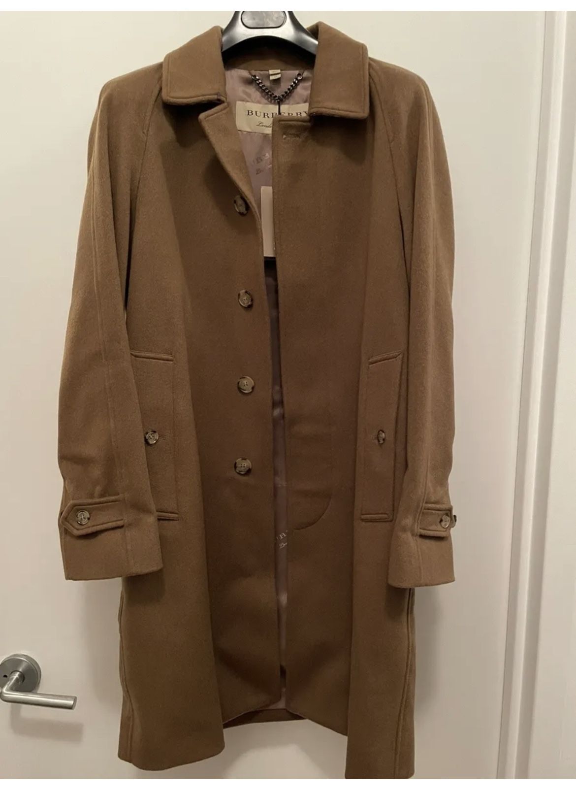 New With Tags Burberry Cashmere Trench-coat 