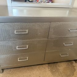 Serious buyer ONLY!!   * **Dresser with Mirror:** $170 * **Five-Drawer Chester** $150 * **End Table:** $30