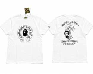 BAPE x Chrome Hearts Baby Milo White T-Shirt