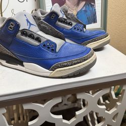 Jordan retro 3’s Varsity Blue
