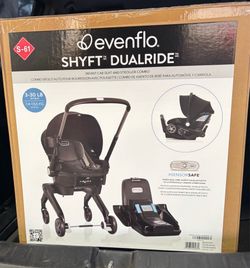 Evenflo Shyft DualRide Infant Car Seat and Stroller Combo, Beaufort