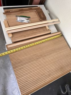 The Solid Wood Tambour Door And Track Kit