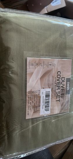 Army Green, Full Size Duvet Cover Set 