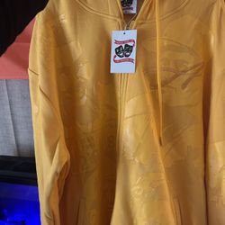 Asaali Zip Up Hoodie Size XL